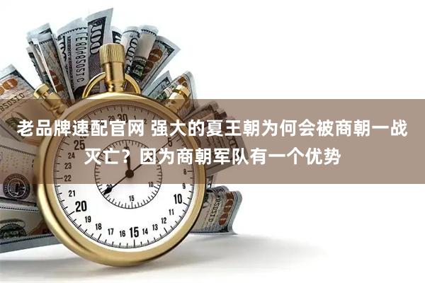 老品牌速配官网 强大的夏王朝为何会被商朝一战灭亡？因为商朝军队有一个优势